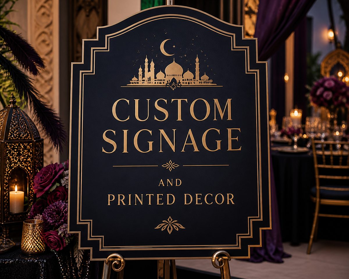 Custom Signage & Printed Decor
