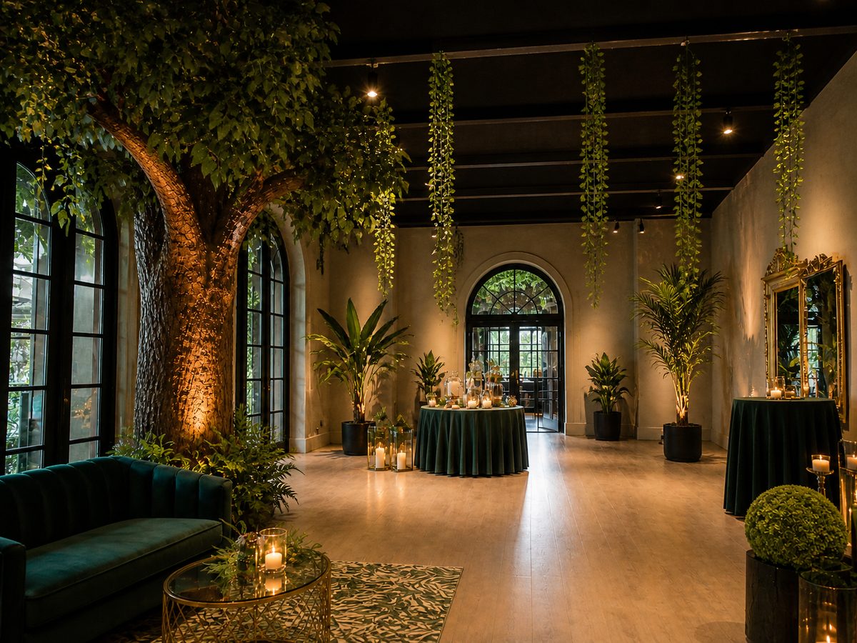 Jungle Trees & Hanging Vines